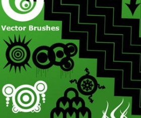 Set of vector Photoshop Brushes