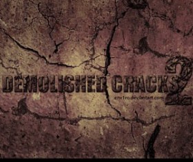 Demolished Cracks Photoshop Brushes