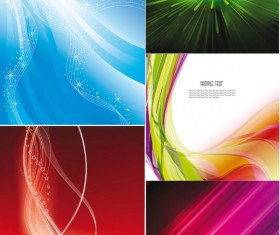 Dazzle bright background design elements