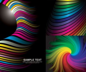 flow of ink Border Floral vector