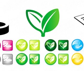 Crystal icons vector