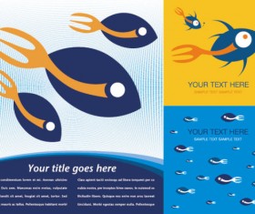 Spring floral ornaments vector