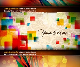 Abstract colored fantasy background vector graphic