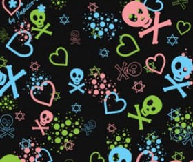 Kawaii skull brushes  Photoshop Brushes