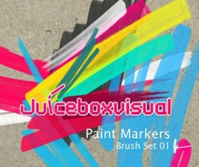 Paint Markers Photoshop Brushes