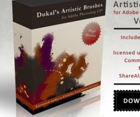 Artistic Brushes Pack 2 Photoshop Brushes