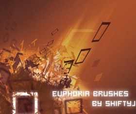 Euphoria Brushes  Grunge Set of vector Brush Pack Photoshop Brushes