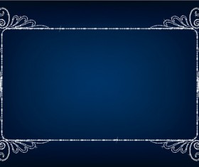 Beautiful diamond Border vector