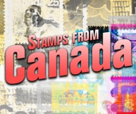 Stamps from Canada Photoshop Brushes