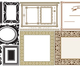 Common Border frame vector