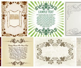 Vintage Border Floral vector