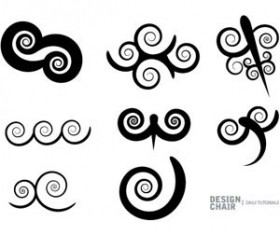 Swirl Brush Set Photoshop Brushes