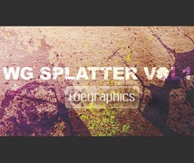 WG Splatter vol 1 Photoshop Brushes