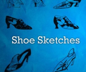Shoes Sketches Photoshop Brushes