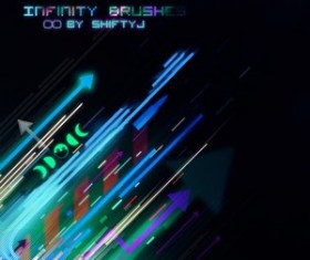 Set of vector Abstract Brush Pack Photoshop Brushes