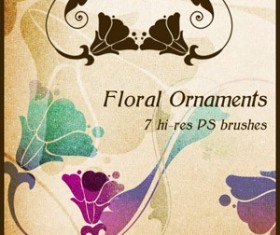 Floral Ornaments Photoshop Brushes