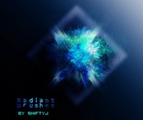 Radiant Brush Set Photoshop Brushes