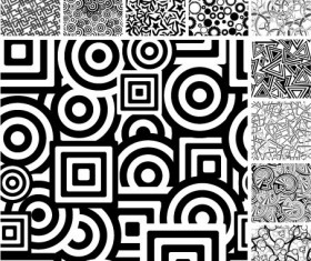 Black and white graphics background Vector Graphic