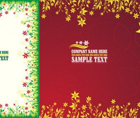 Lovely flowers Border vector