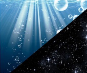 Space Water Photoshop Brushes