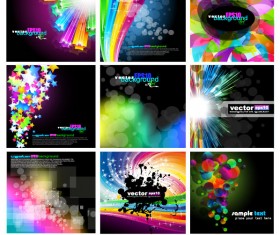 Magic Abstract colored background 1 vector Graphic