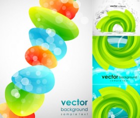 Fresh and creative background vector