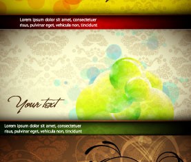 Colorful and elegant background design vector