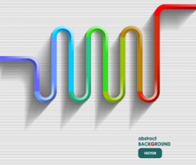 3D line vector backgrounds 03