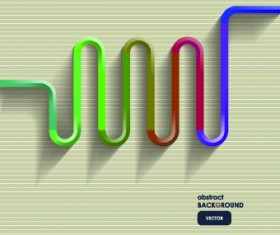 3D line vector backgrounds 04