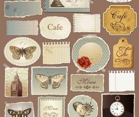 Vintage london tour elements 01