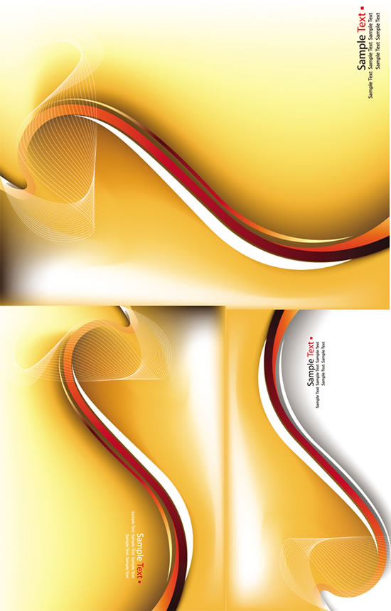Fringe golden gradient background vector