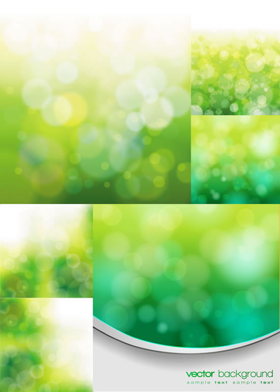 Green natural background Vector graphic
