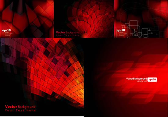 Red luxury pattern background