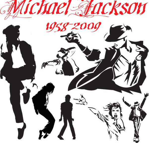 Michael Jackson action Vector