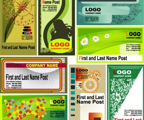 Europe and the United States card design vector Graphic