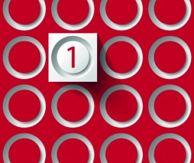 3D objects vector backgrounds 04