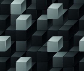 3D Geometric shapes backgrounds 04