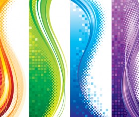 Brilliant Abstract backgrounds vector 05