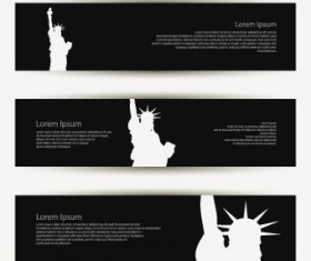 Banner of travel elements vector 03