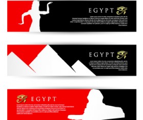 Banner of travel elements vector 04