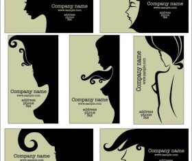 Woman with Beauty Salon vector 04