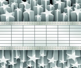 Cinema design elements vector 04