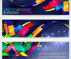 Blue dynamic Backgrounds Illustration 02