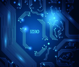 Shiny Blue technology style backgorund 02