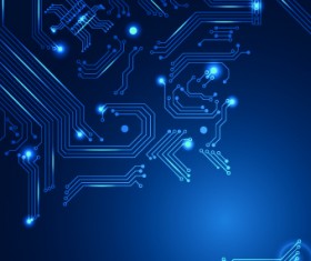 Shiny Blue technology style backgorund 04