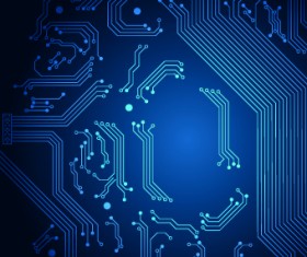 Shiny Blue technology style backgorund 05