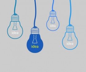 Concept Bulb design vector 01