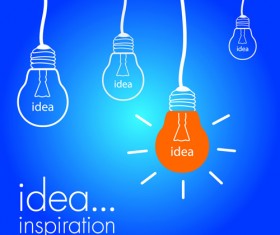 Concept Bulb design vector 02