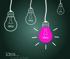 Concept Bulb design vector 03