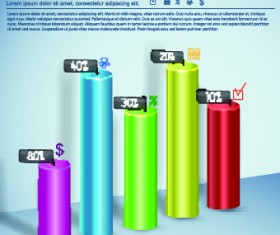 Modern Business diagram and infographic design vector 01